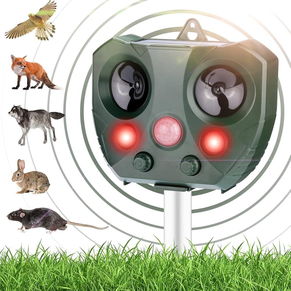 ソーラー超音波動物忌避剤、モーションセンサー付き Amazon.co.jp: 超音波動物忌避剤、屋外ソーラーパワーリス抑止